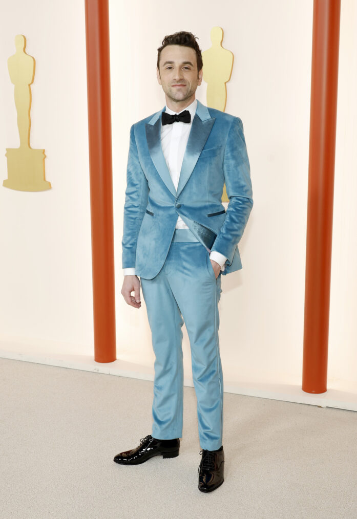 Justin Hurwitz arrives at the 2023 Oscars