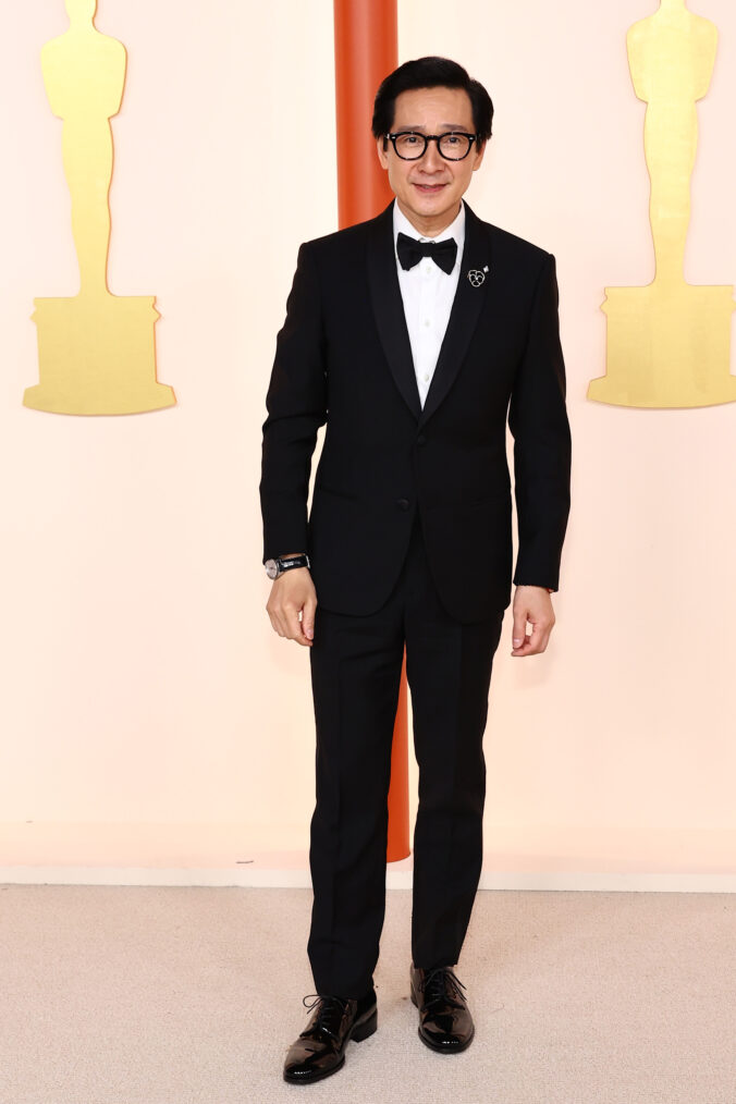 Ke Huy Quan arrives at the 2023 Oscars