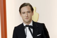 Lewis Pullman arrives at the 2023 Oscars