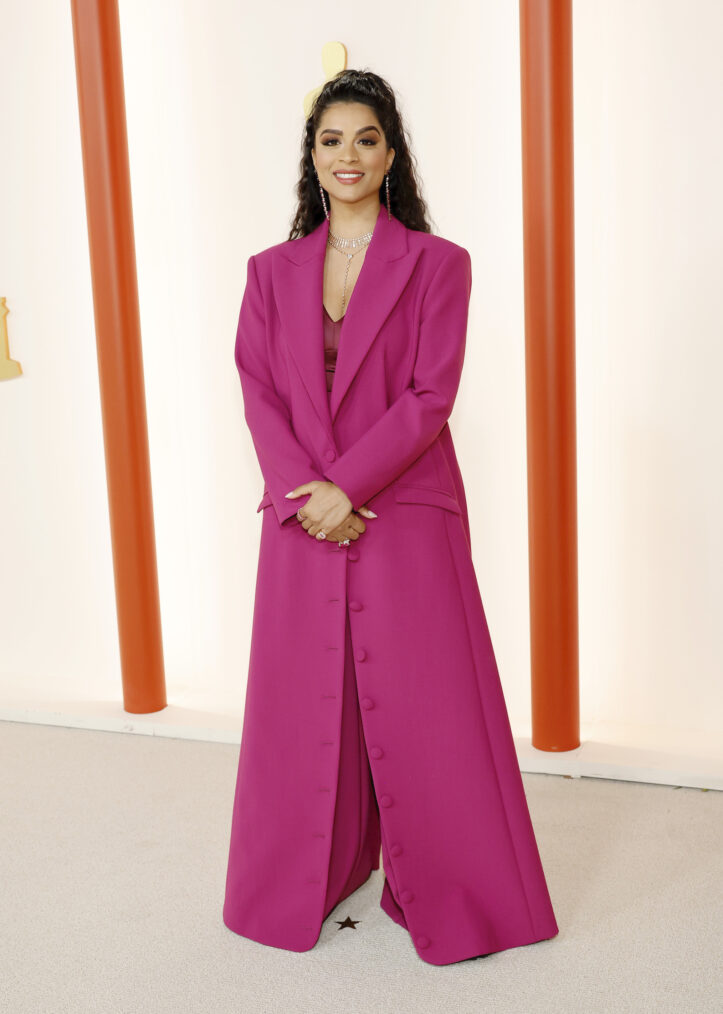 Lilly Singh arrives at the 2023 Oscars