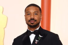 Michael B. Jordan arrives at the 2023 Oscars