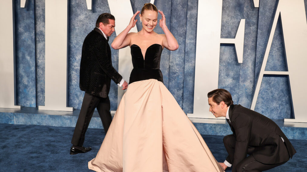 Kate Bosworth and Justin Long at 2023 Oscars