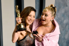 Michelle Yeoh and Florence Pugh at 2023 Oscars