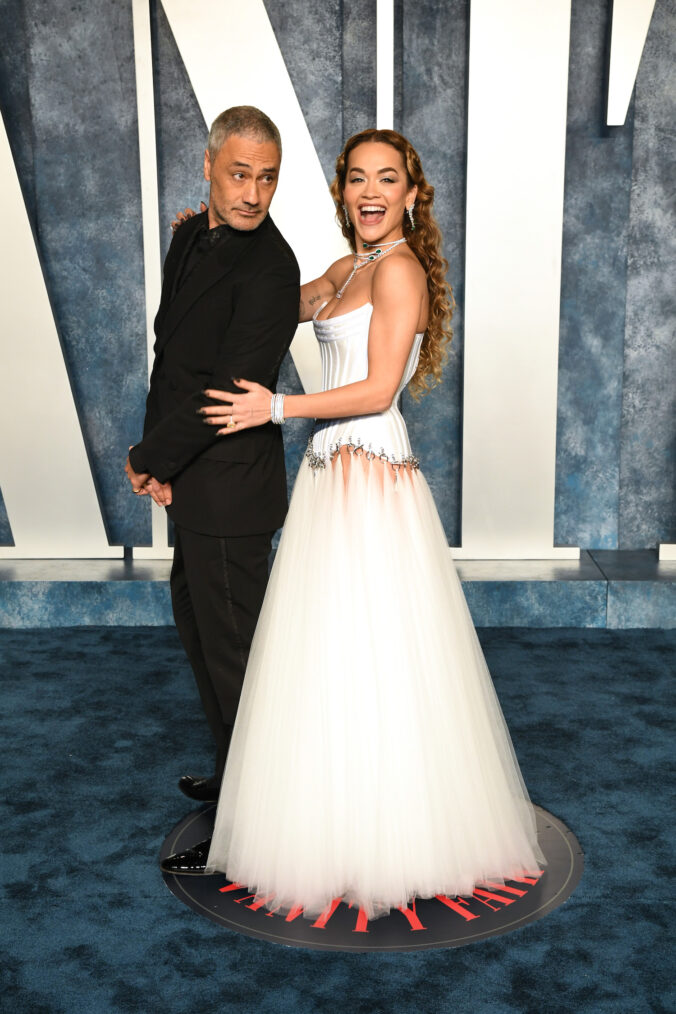 Taika Waititi and Rita Ora at 2023 Oscars