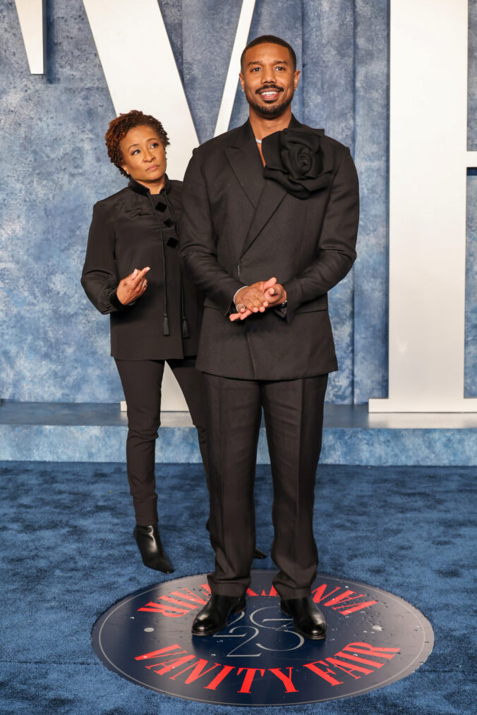 Wanda Sykes and Michael B. Jordan at 2023 Oscars