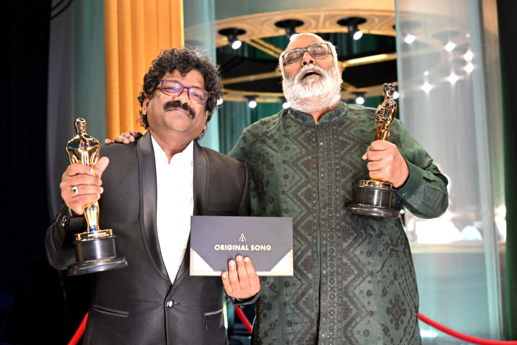 Best Original Song winners for 'Naatu Naatu' from 