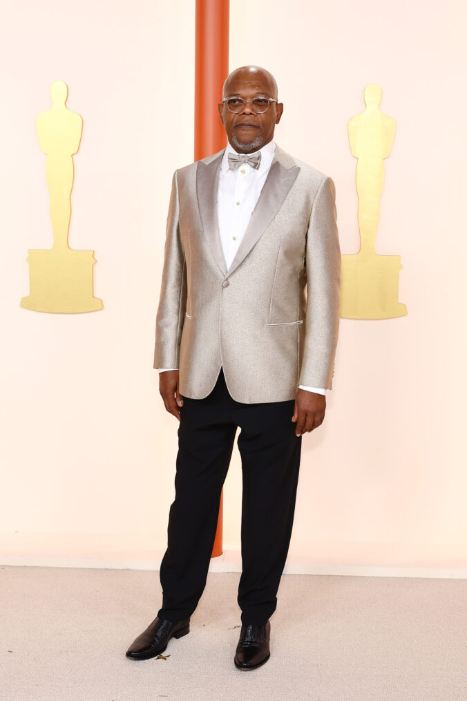 Samuel L. Jackson arrives at the 2023 Oscars
