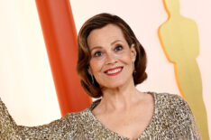 Sigourney Weaver arrives at the 2023 Oscars