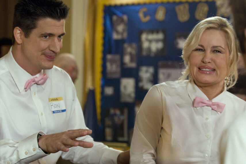 Ken Marino und Jennifer Coolidge in „Party Down“