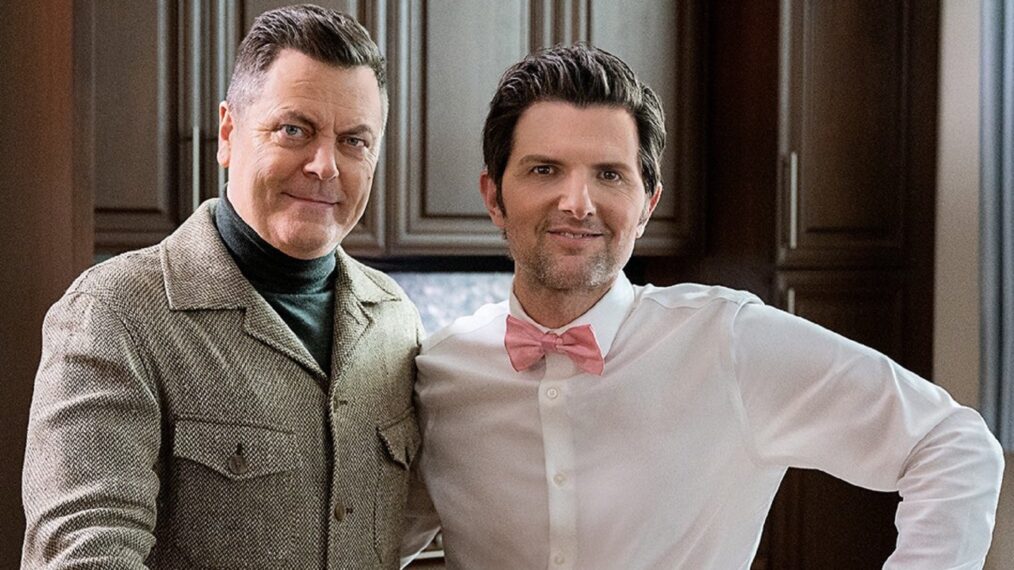Nick Offerman and Adam Scott in 'Party Down' Season 3