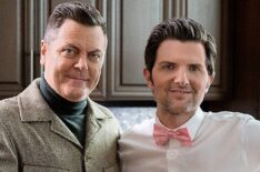 'Party Down' Meets 'Parks and Rec': See Adam Scott & Nick Offerman Reunite
