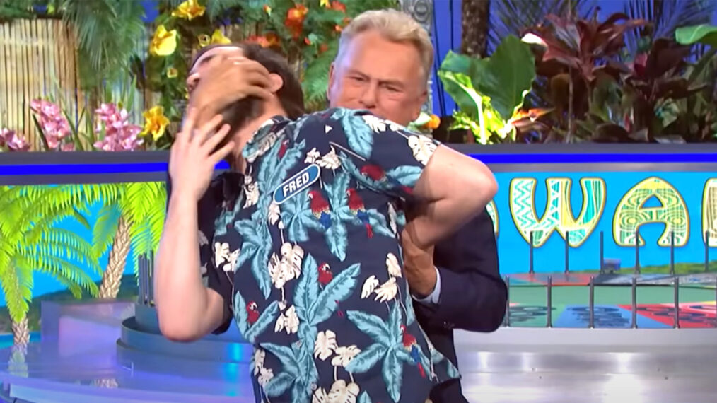 See Pat Sajak 'Wrestle' 'Wheel of Fortune' Perfect Game Winner