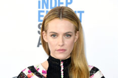 Riley Keough in floral dress