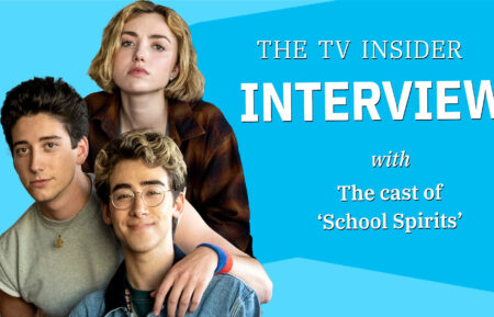 Milo Manheim, Peyton List, and Nick Pugliese in 'School Spirits'