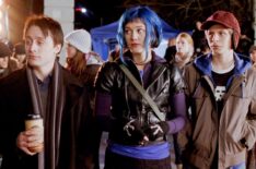 Kieran Culkin, Mary Elizabeth Winstead, and Michael Cera in 'Scott Pilgrim vs. the World'