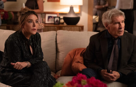 Christa Miller and Harrison Ford in 'Shrinking'