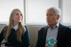 Lily Rabe, Harrison Ford, and Wendie Malick in 'Shrinking'
