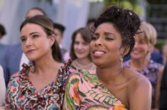 Christa Miller and Jessica Williams in 'Shrinking' Season 1