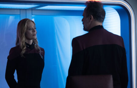 Jeri Ryan and Todd Stashwick in 'Star Trek: Picard'