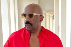 Steve Harvey in red