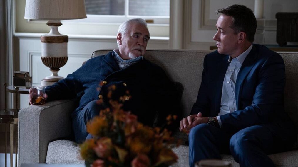 Brian Cox and Matthew Macfadyen in 'Succession' Season 4