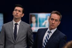 Nicholas Braun and Matthew Macfadyen in 'Succession' Season 4