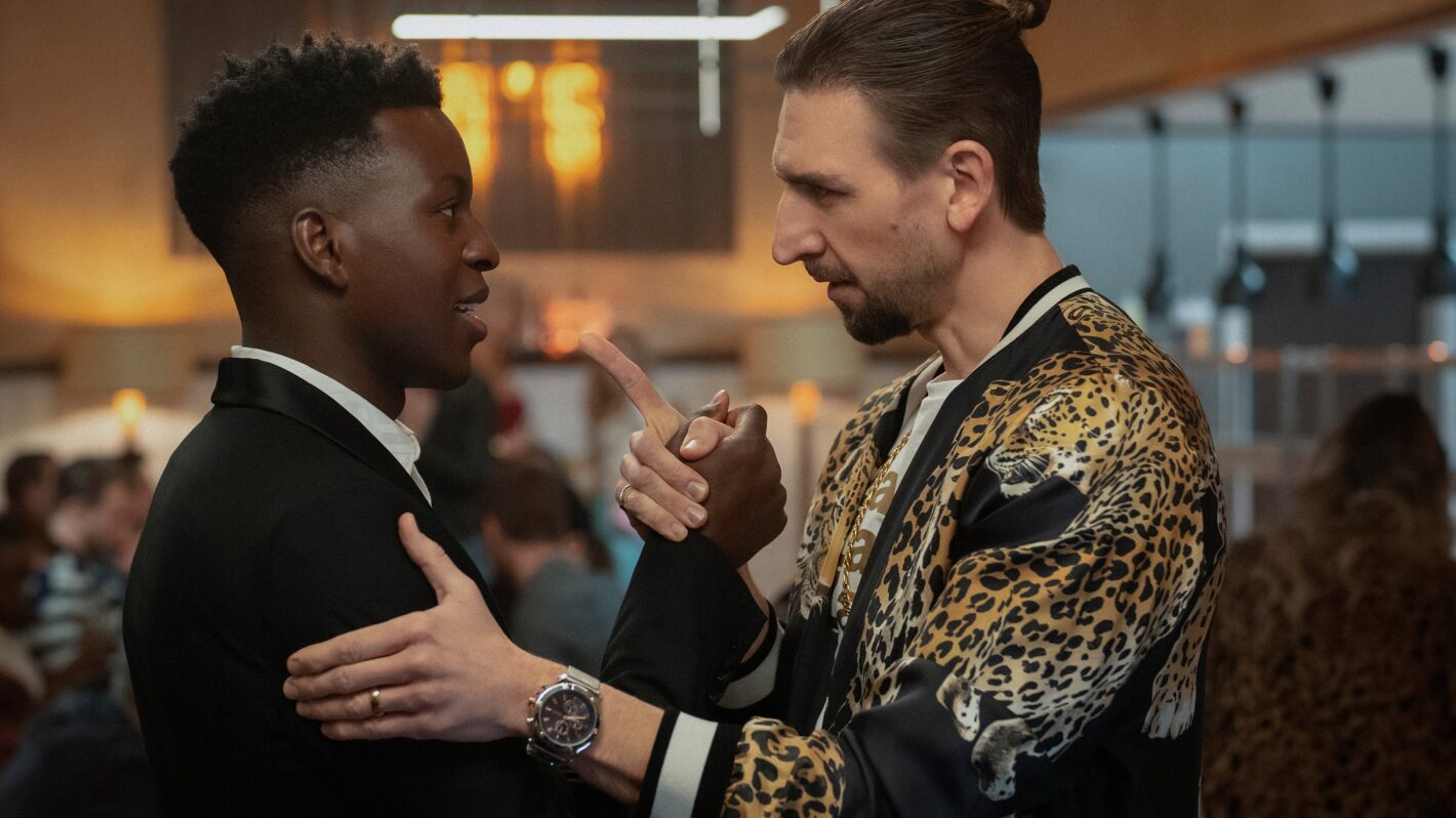 Toheeb Jimoh and Maximillian Osinski in 'Ted Lasso' Season 3