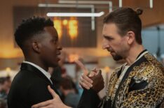 Toheeb Jimoh and Maximillian Osinski in 'Ted Lasso' Season 3