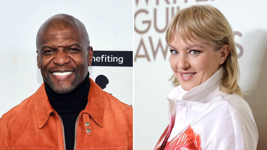 Terry Crews and Wendi McLendon-Covey