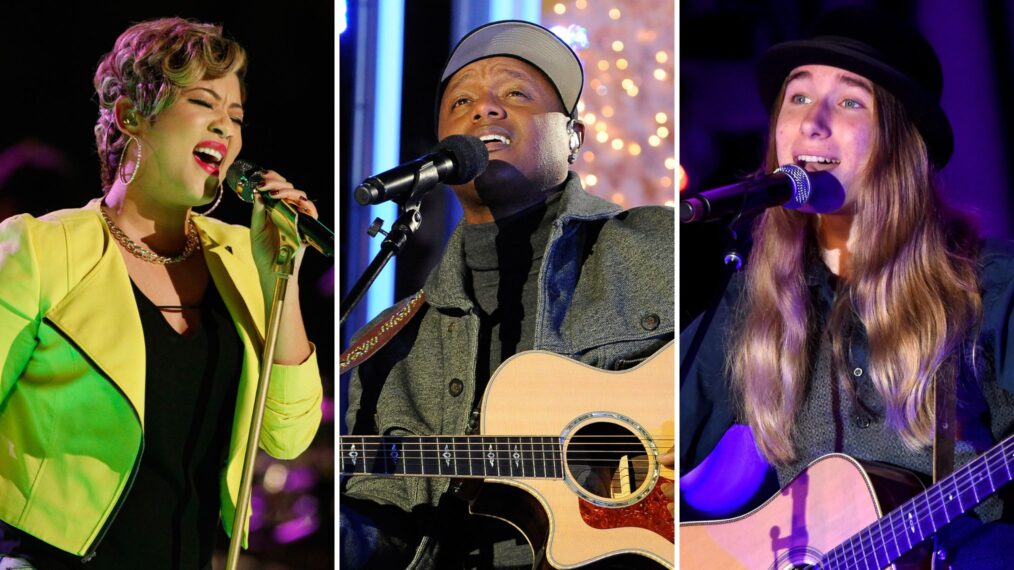 Tessanne Chin, Javier Colon, and Sawyer Fredericks