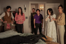 Zach Woods, John Cho, Zoë Chao, Paul Walter Hauser, Ken Jeong, Poppy Liu and Vivian Wu in The Afterparty' - Season 2