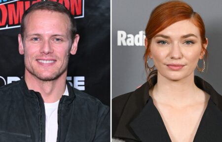 Sam Heughan and Eleanor Tomlinson for 'The Couple Next Door'