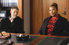 Donal Logue and Queen Latifah in 'The Equalizer'