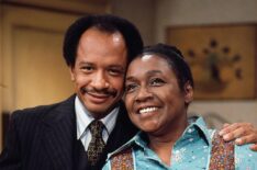 The Jeffersons - Isabel Sanford as Louise Jefferson with her on-air husband, Sherman Hemsley as George Jefferson