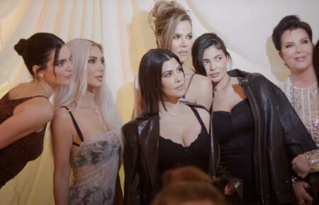 Kendall Jenner, Kim Kardashian, Kourtney Kardashian, Khloé Kardashian, Kylie Jenner, and Kris Jenner in 'The Kardashians' - Season 3