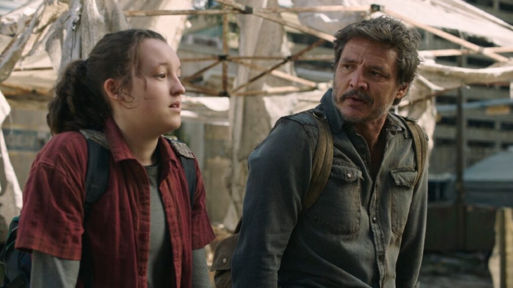Bella Ramsey and Pedro Pascal in 'The Last of Us' Season 1