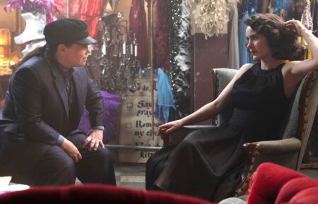 Alex Borstein and Rachel Brosnahan in 'The Marvelous Mrs. Maisel' Season 5