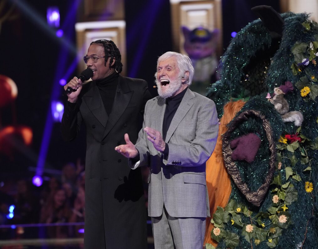 Nick Cannon and Dick Van Dyke on 'The Masked Singer' Season 9