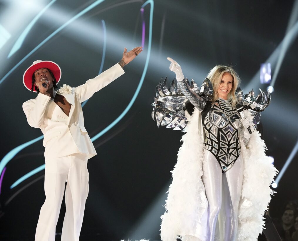 Nick Cannon and Debbie Gibson in 'The Masked Singer' Season 9