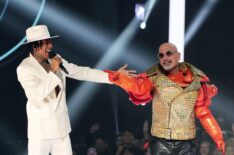 Nick Cannon and Howie Mandel in 'The Masked Singer' Season 9