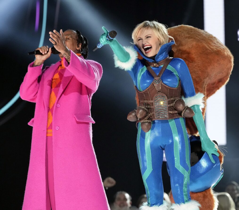 Malin Akerman as Squirrel on 'The Masked Singer' Season 9