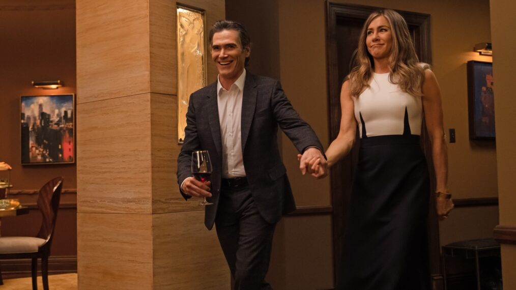 Billy Crudup and Jennifer Aniston in 'The Morning Show'