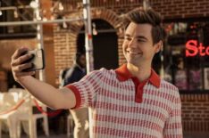 Drew Tarver as Cary in front of The Stonewall Inn in 'The Other Two'