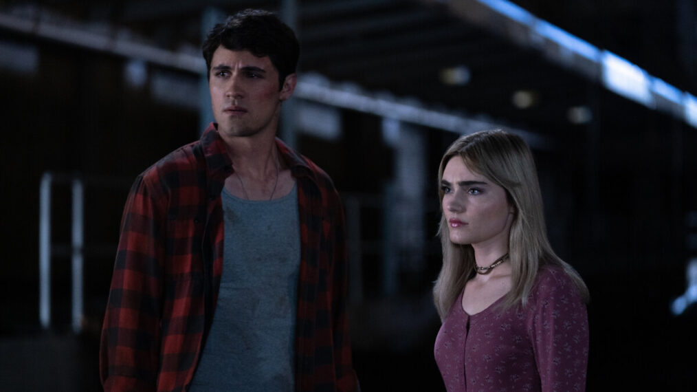 Drake Rodger and Meg Donnelly in 'The Winchesters'