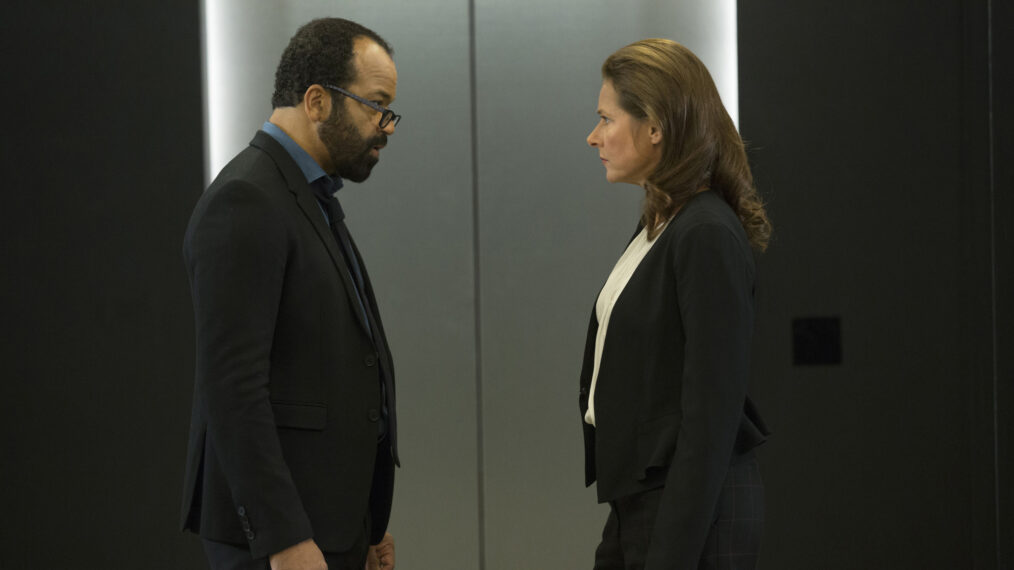 Westworld - Jeffrey Wright and Sidse Babett Knudsen