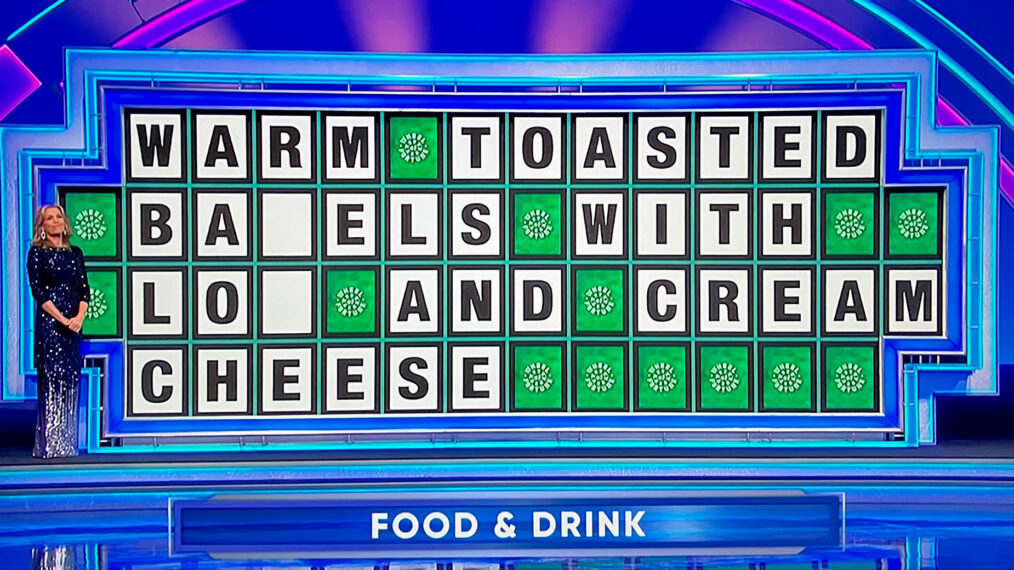 Wheel of Fortune bagel clue