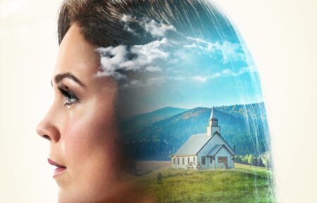 Erin Krakow in 'When Calls the Heart' Poster