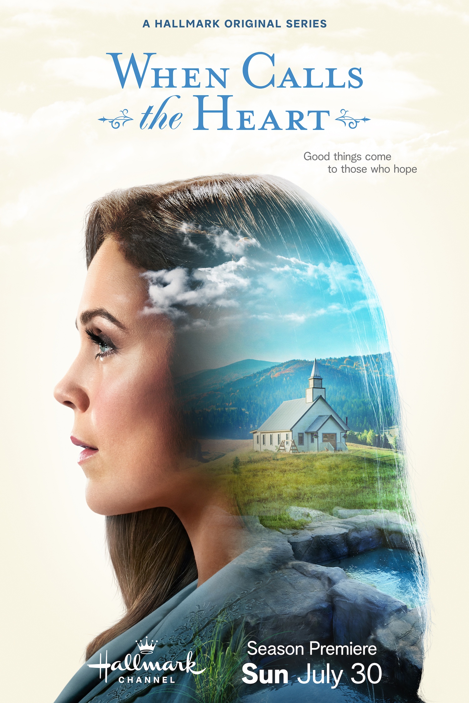 Erin Krakow in 'When Calls the Heart' Poster