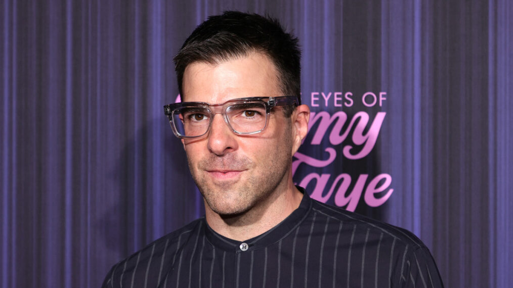 Zachary Quinto attends 'The Eyes Of Tammy Faye' New York Premiere