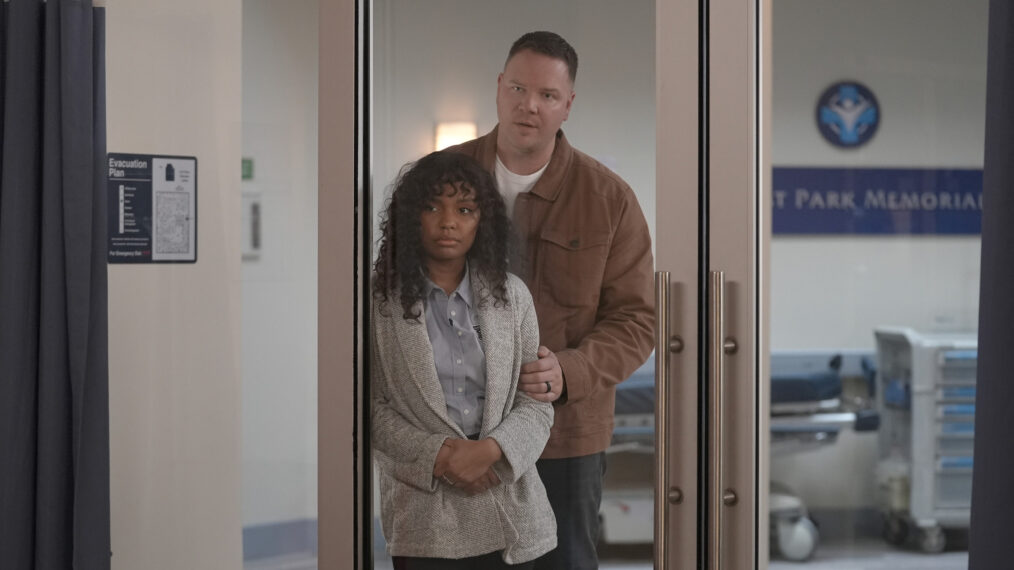 Jim Parrack and Sierra McClain in '9-1-1: Lone Star'